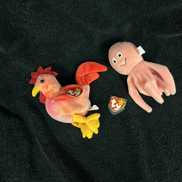 Vintage Beanie Babies Strut and Inky - Picture 4 of 4